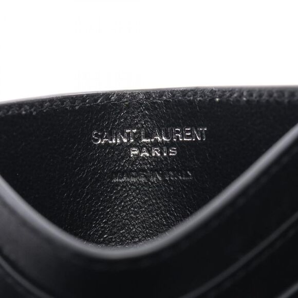 Saint Laurent Leather Tiny Cassandra Card Case